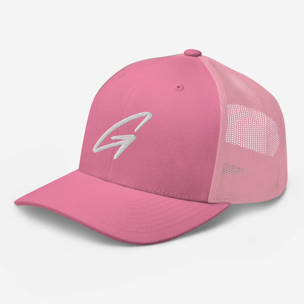 Pink Trucker Style Golf Hat