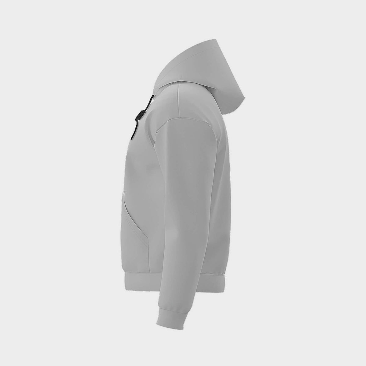 Silver Pocket Hoodie