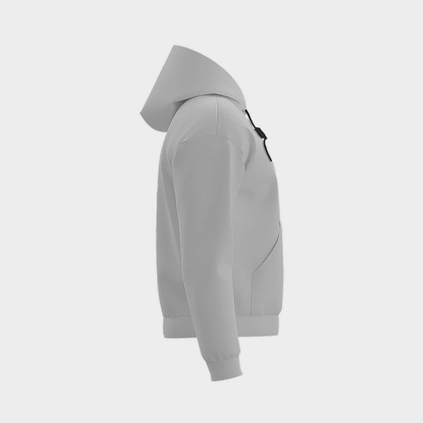 Silver Pocket Hoodie