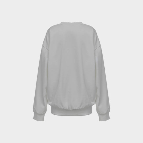 Silver Women's Crewneck Sweatshirt