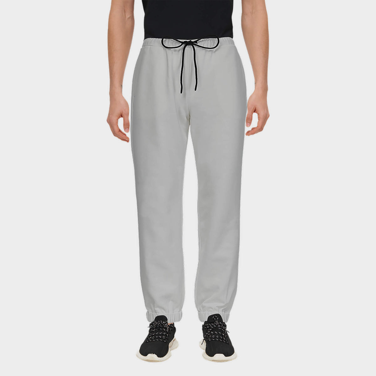 Silver Men's Casual Golf Joggers