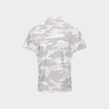 Snow Camo Men's Performance Golf Polo back