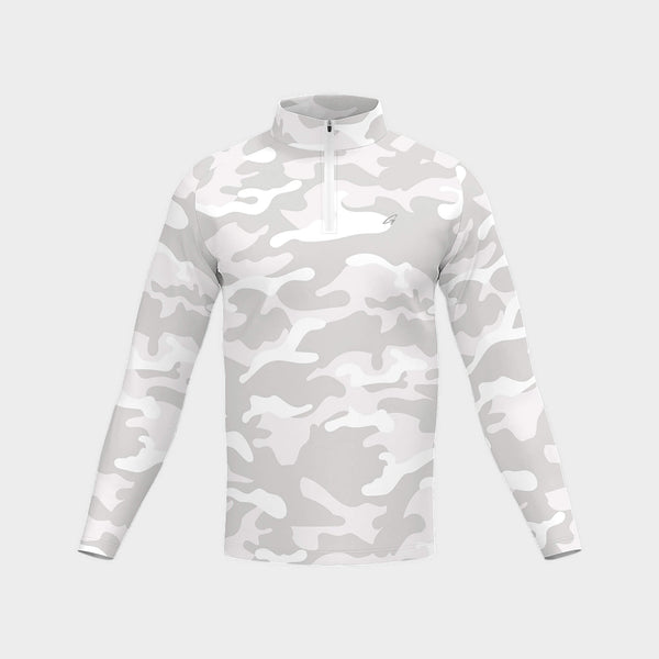 Snow Camo Performance Quarter Zip