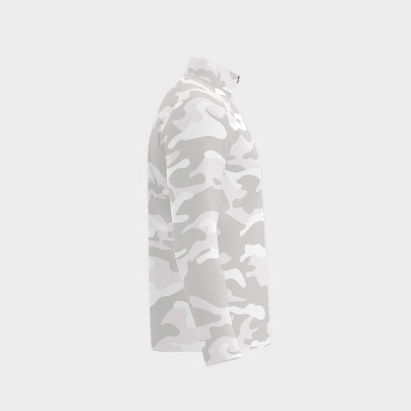 Snow Camo Performance Quarter Zip