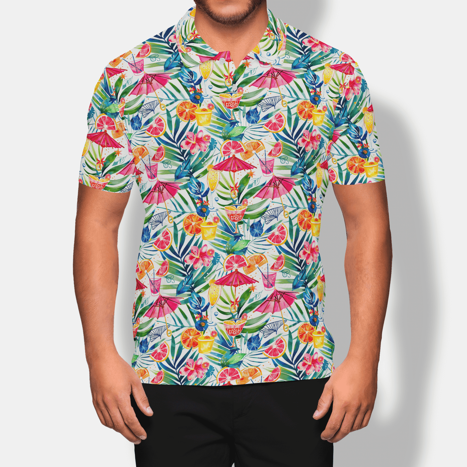 Some Beach Men’s Performance Golf Polo - Golfista Apparel Co.