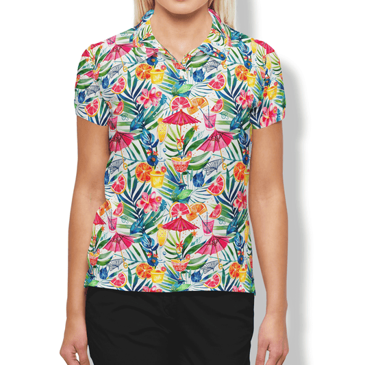 Some Beach Women’s Performance Golf Polo - Golfista Apparel Co.