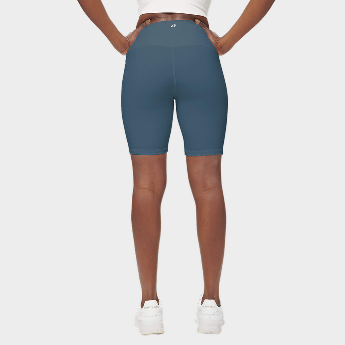 Steel Blue Women's Performance Golf Biker Shorts