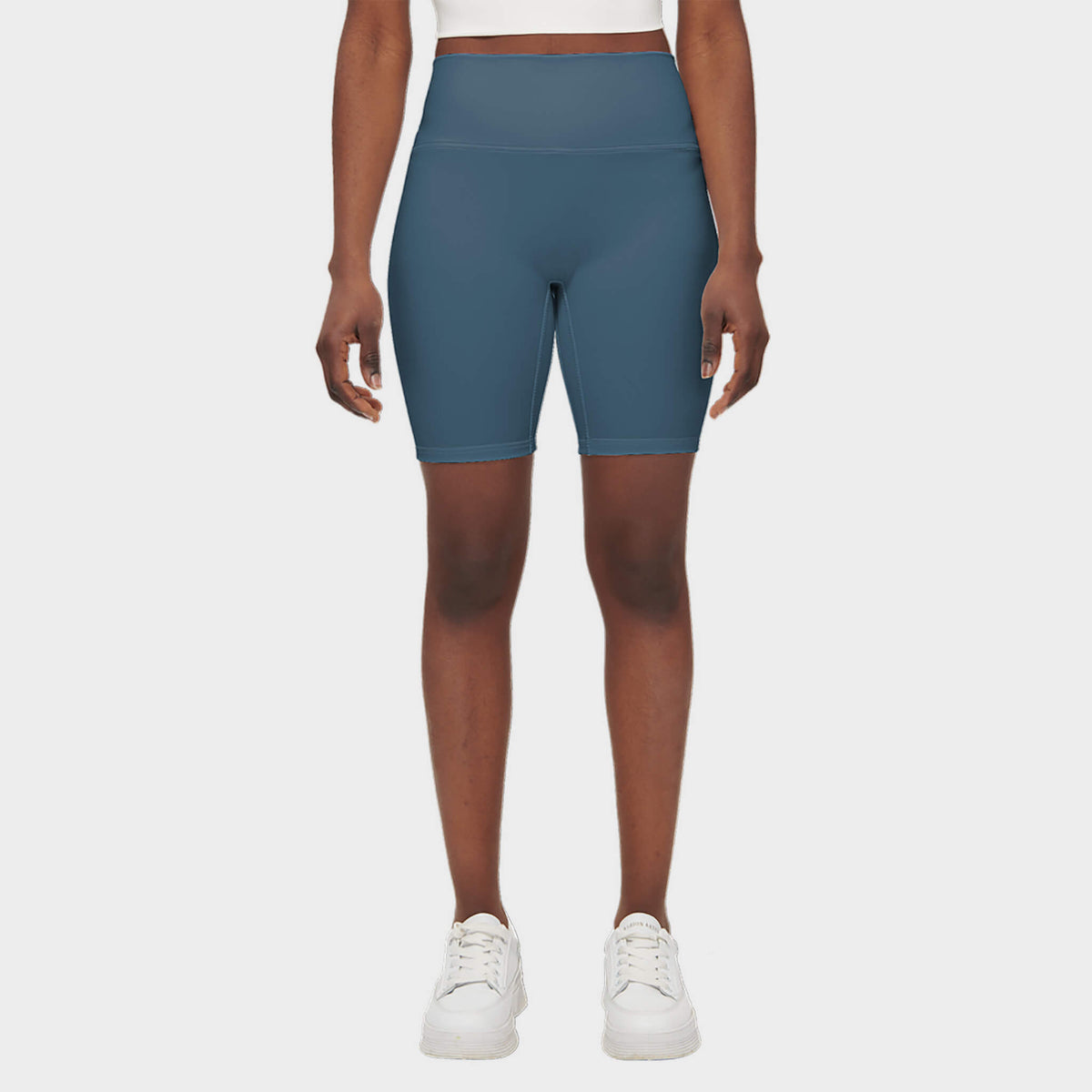 Steel Blue Women's Performance Golf Biker Shorts