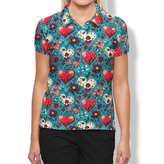 Tattoo Women’s Performance Golf Polo - Golfista Apparel Co.