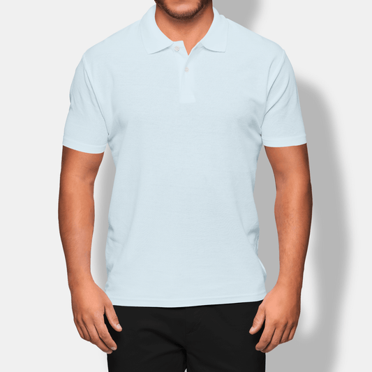 The Lightest Blue Men’s Performance Golf Polo - Golfista Apparel Co.