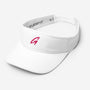 White Performance Golf Visor front left