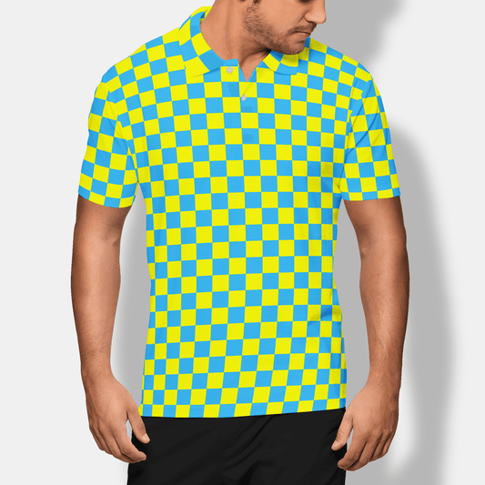 Vivid Men’s Performance Golf Polo - Golfista Apparel Co.