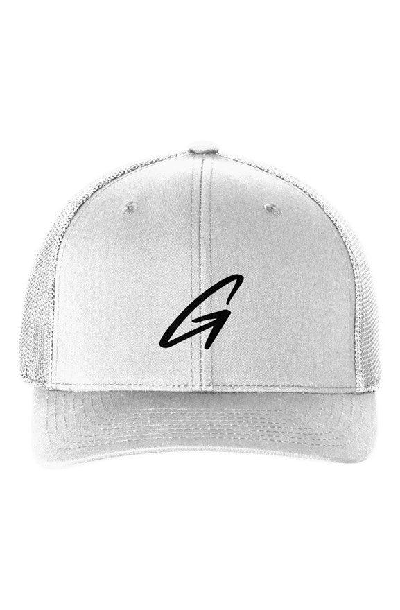 White Flexfit Trucker Hat - Golfista Apparel Co.