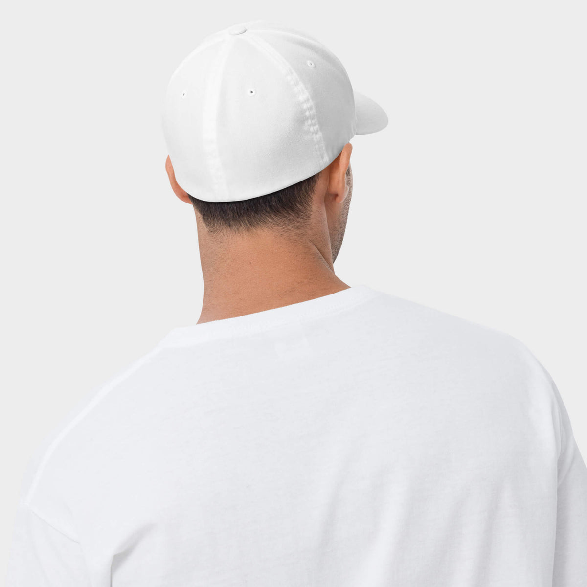 White Flexfit Golf Hat