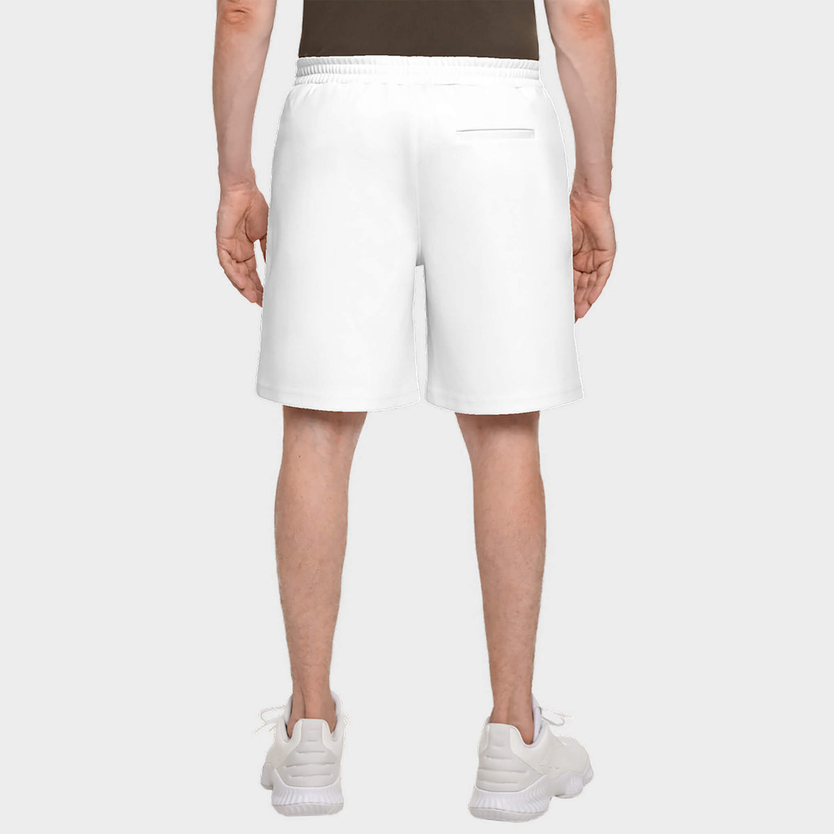 White Men's Casual Golf Shorts