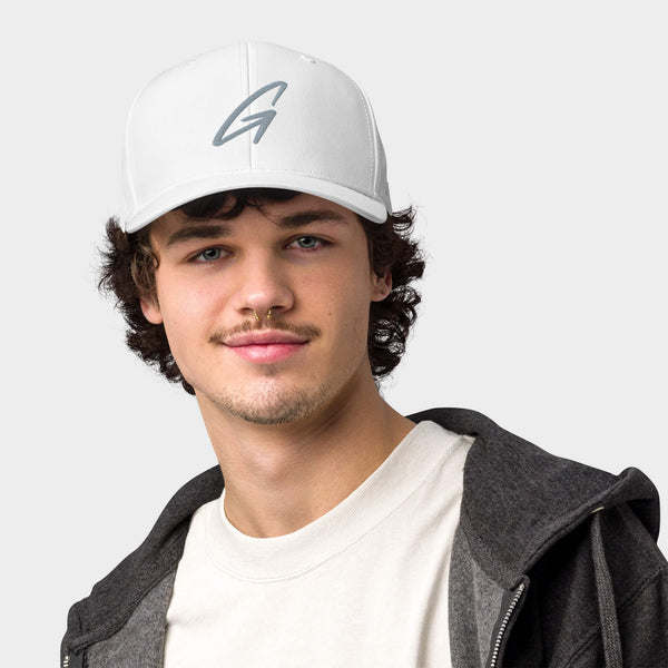 White Sustainable Performance Golf Hat