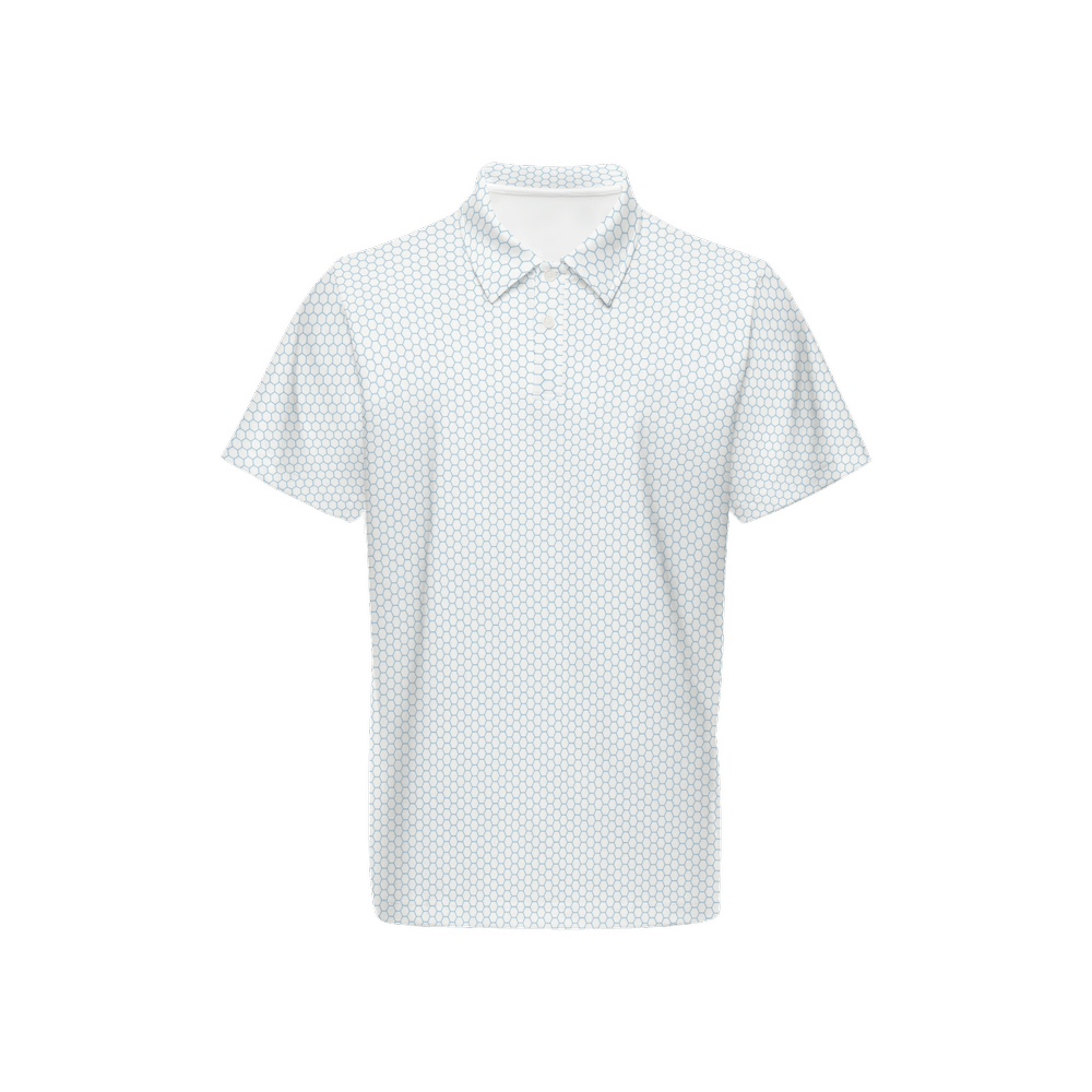 Blue Cells Men’s Performance Polo - Golfista Apparel Co.