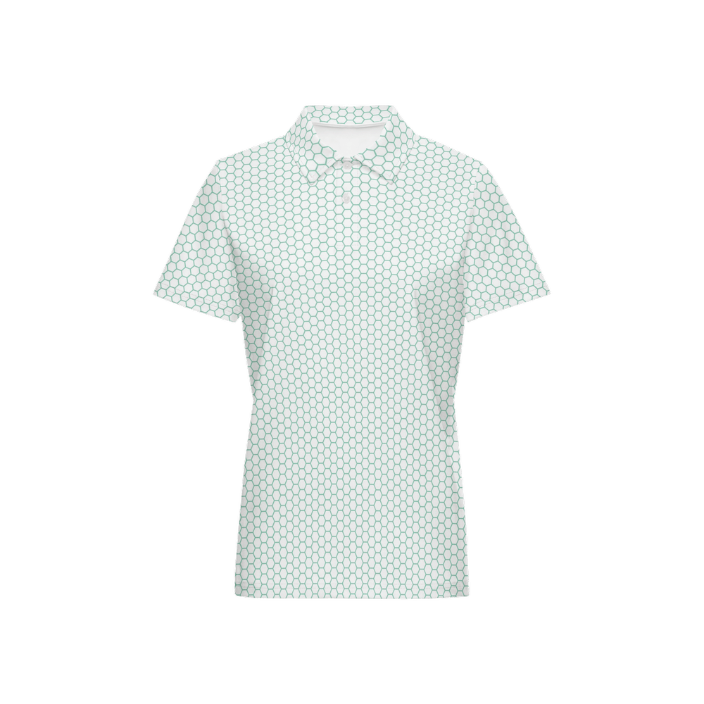 Mint Cells Women’s Performance Polo - Golfista Apparel Co.