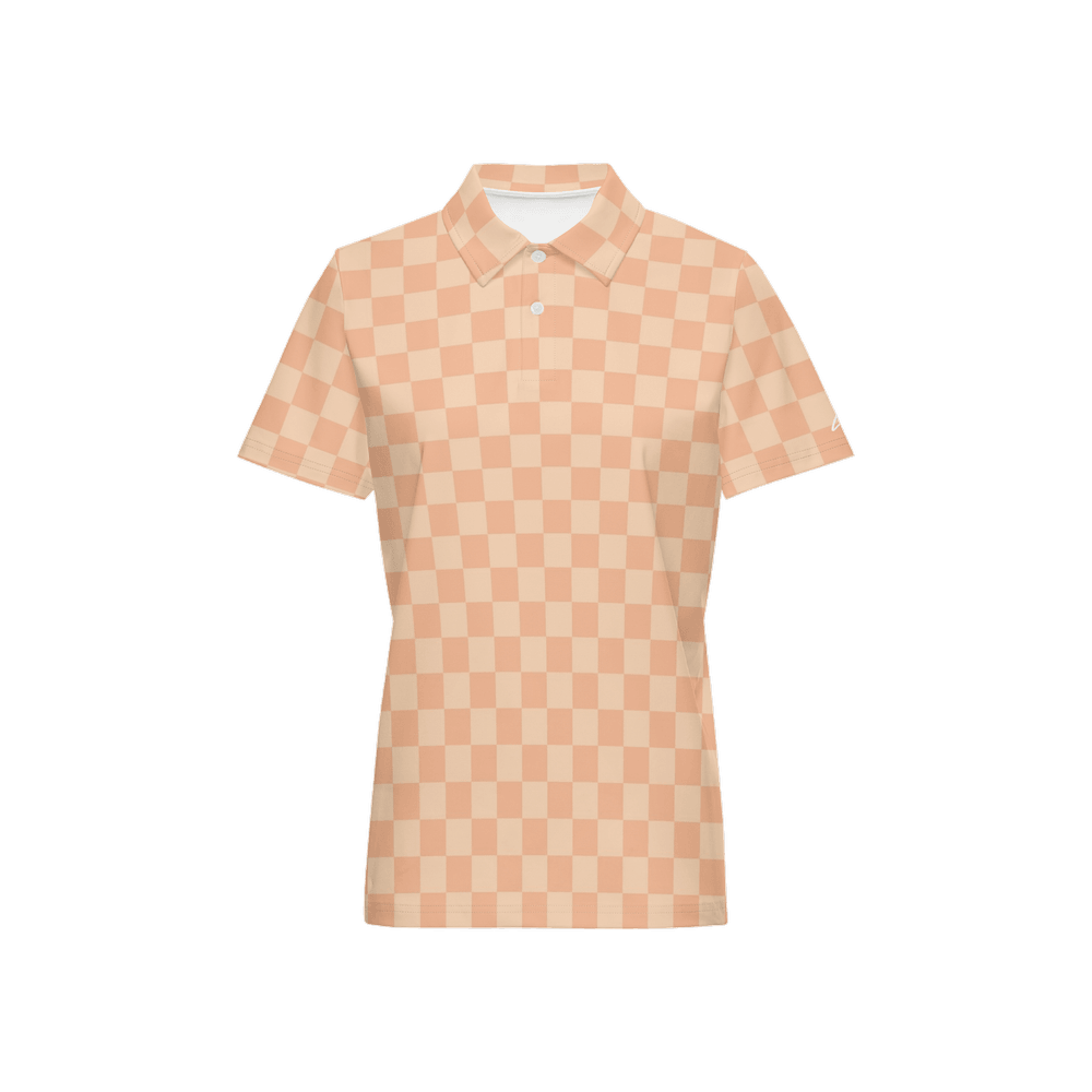 Peaches Women’s Performance Golf Polo - Golfista Apparel Co.